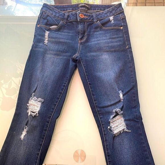 Generra jeans blue 3 distressed - Picture 1 of 12